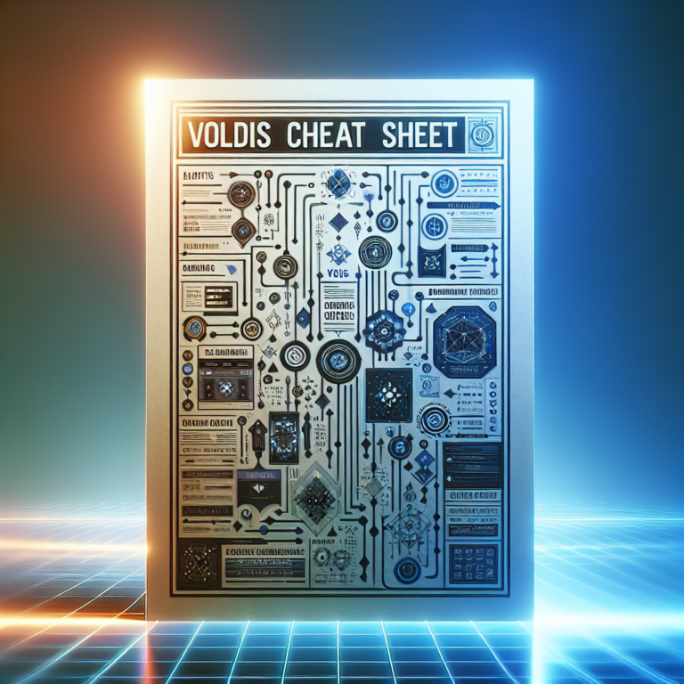 Voldis Cheatsheet